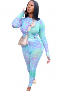 Women Colorful Long Sleeve Suit