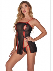 Red Women Sexy Babydoll Lingerie