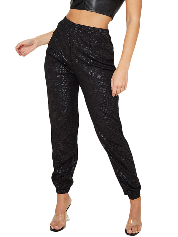 Women Vinyl Long Pants