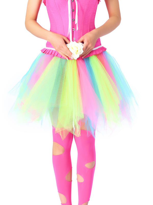 Women Colorful Fashion Tutu Skirt