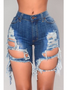 Women Fashion Short Denim Trousers