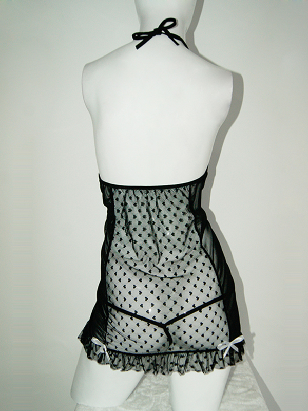 2XL -6XLLace & Mesh Garter Dress