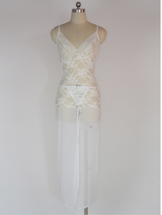 2XL-6XL White Plus Size Dress