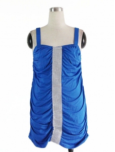 XXL-6XL Blue Plus Size  Dress