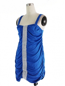 XXL-6XL Blue Plus Size  Dress