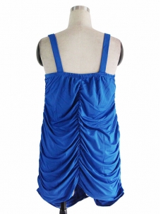 XXL-6XL Blue Plus Size  Dress