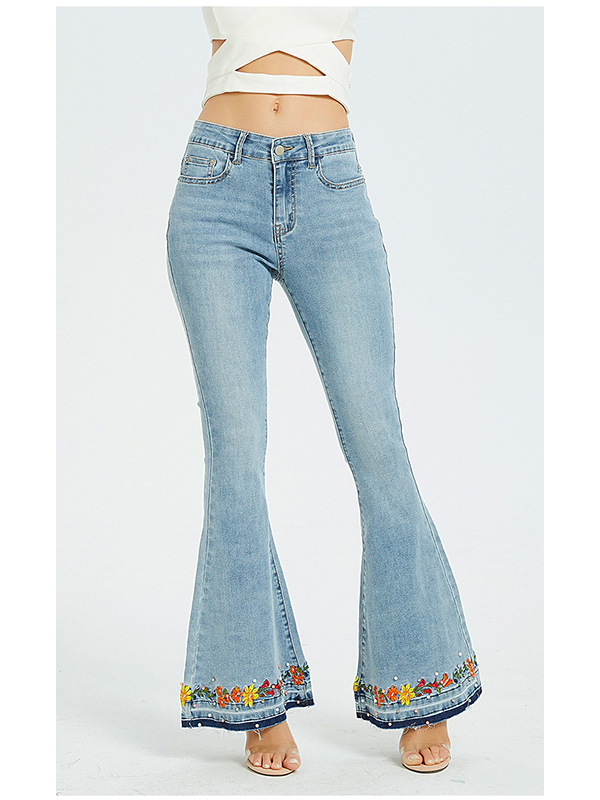 Women Long Fashion Denim Pants