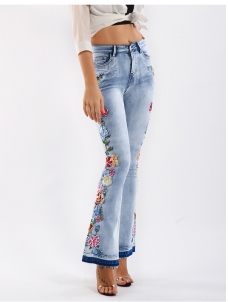 Women Long Fashion Denim Pants