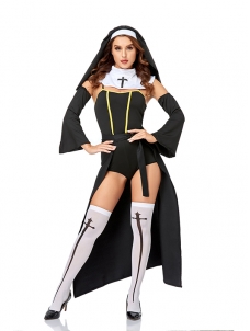 Women Sexy Nun Halloween Costumes
