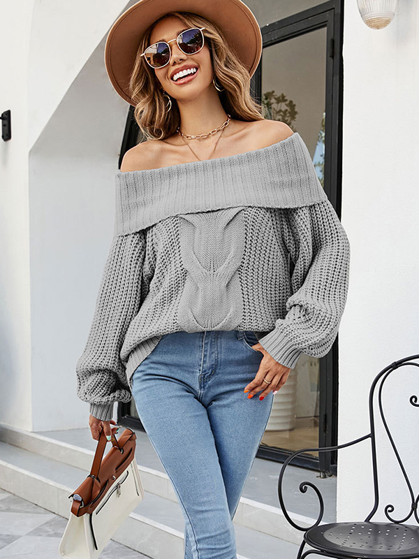 Women Long Sleeve Sweater Tops