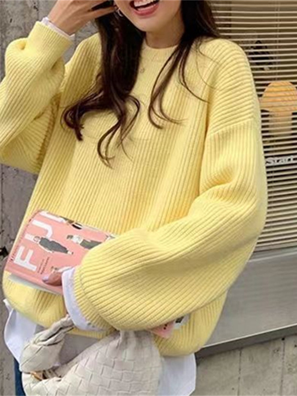 Women Long Sleeve Sweater Tops