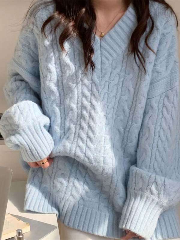 Women Long Sleeve Sweater Tops