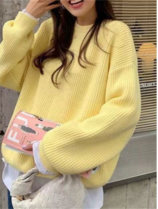 Women Long Sleeve Sweater Tops