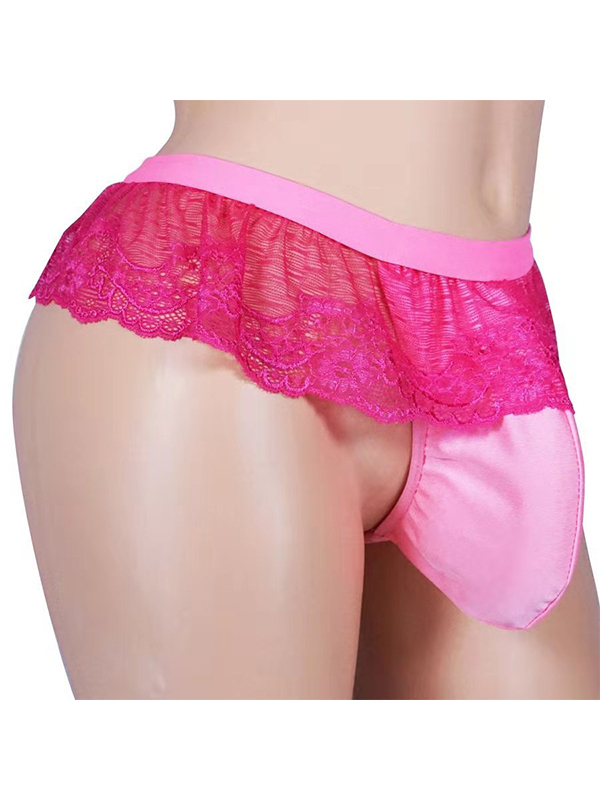 Men Sexy Lace Underwear Lingerie