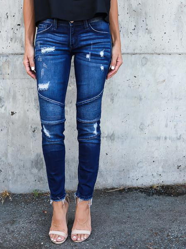 Women Sexy Long Denim Pant