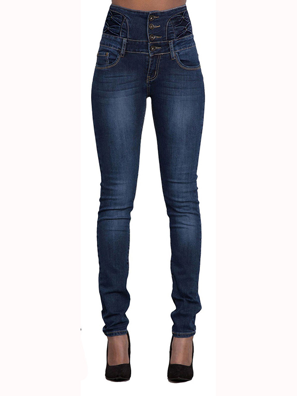 Women Sexy Long High Waist Denim Pant