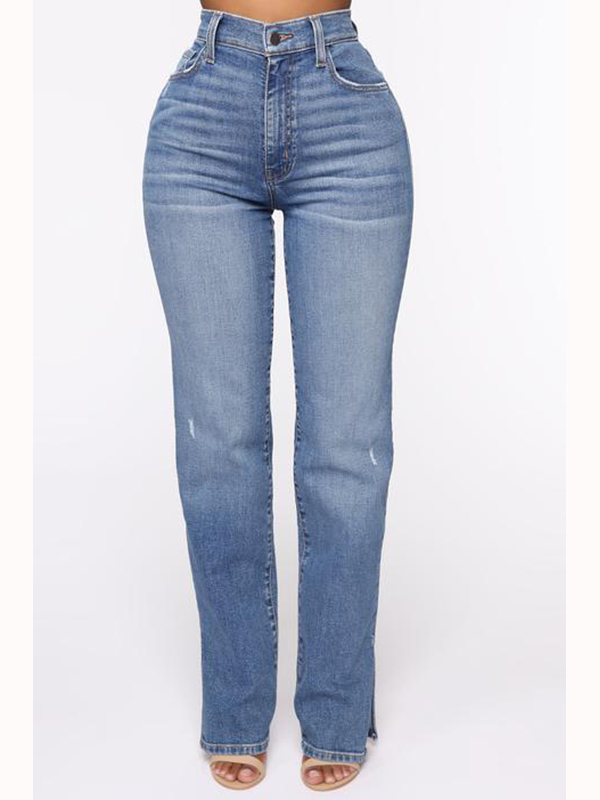 Women Sexy High Waist Long Denim Pant