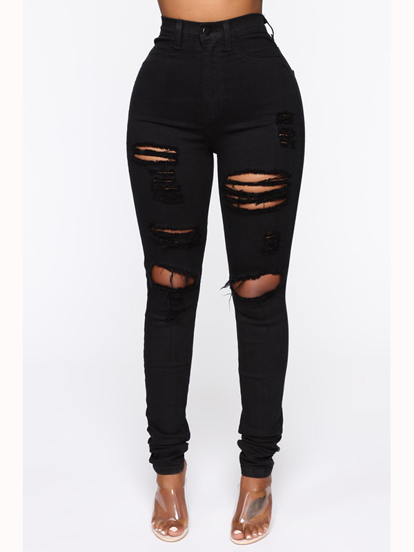 Women Sexy Long Denim Pant