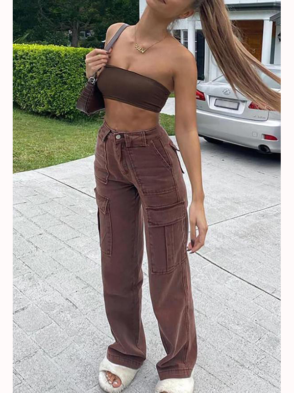 Women Sexy Long Denim Pant