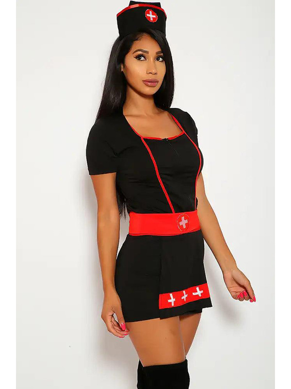 Women Sexy Nurse Halloween Costume Lingerie