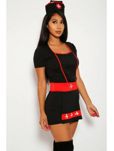 Women Sexy Nurse Halloween Costume Lingerie