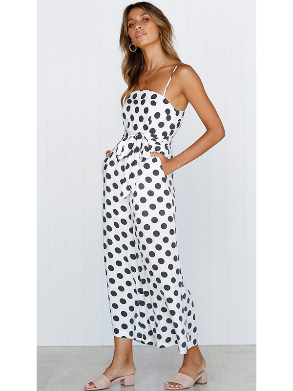 polka dot overalls