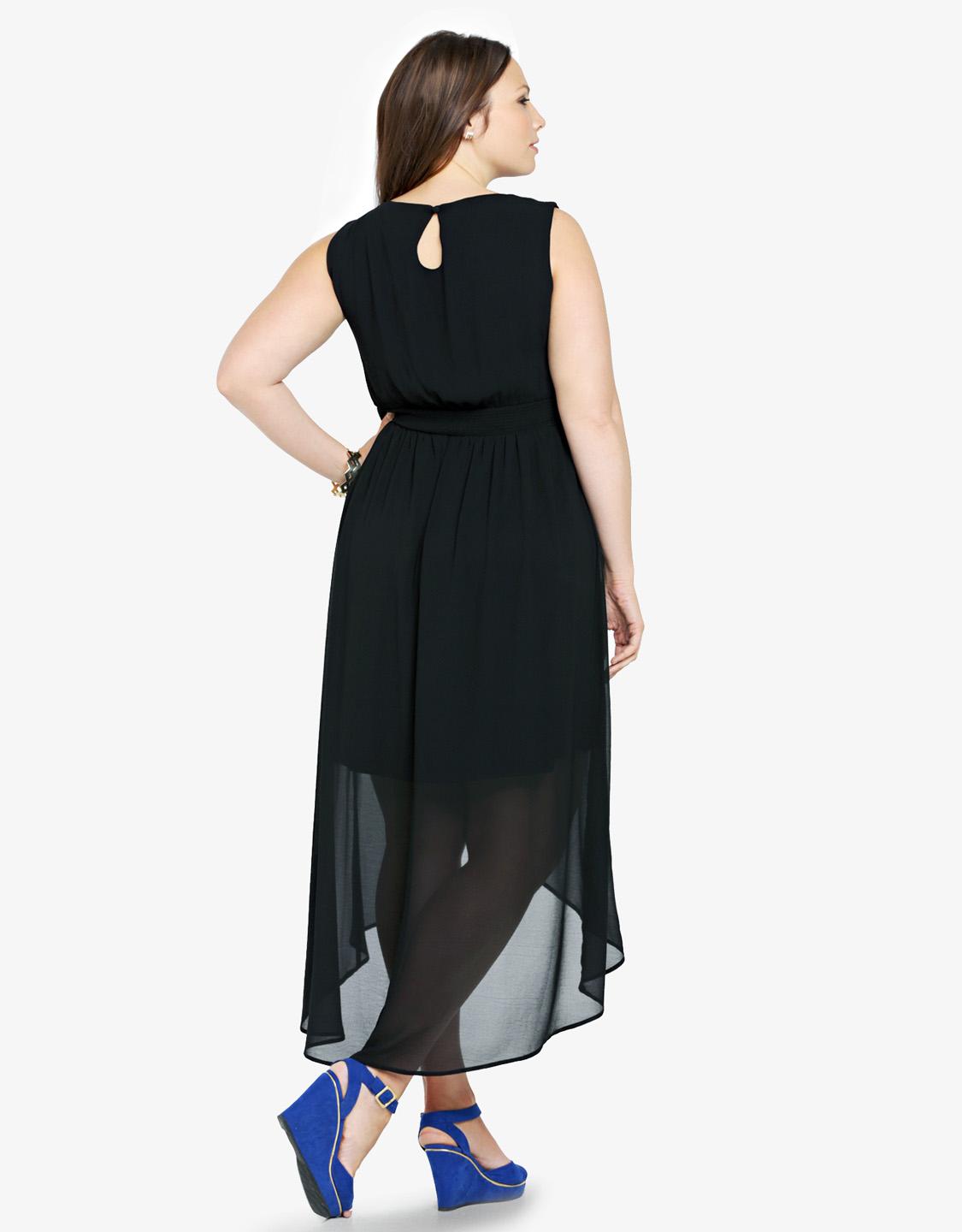 XXL-6XL Chiffon Dress