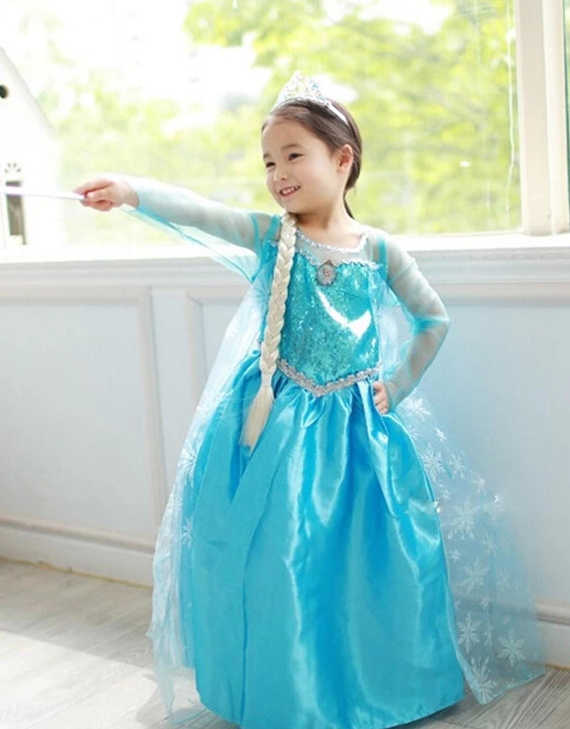 Children Elsa Costume Sale by one lot with Five Sizes