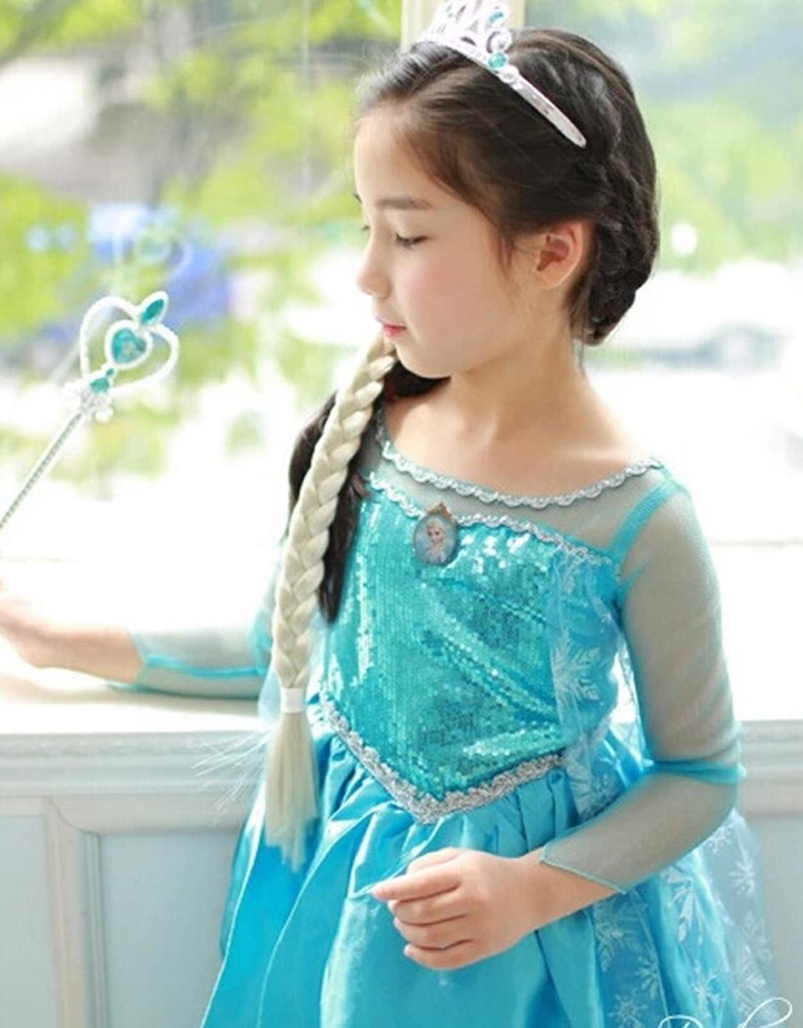 Children Elsa Costume Sale by one lot with Five Sizes