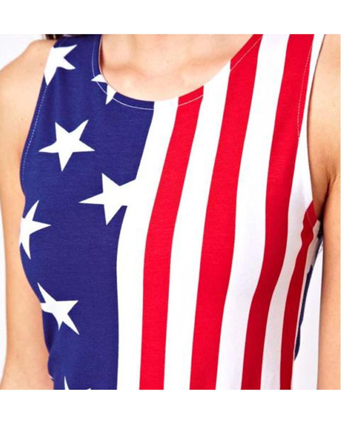 National Flag National Flag Sleeveless Sexy Dress