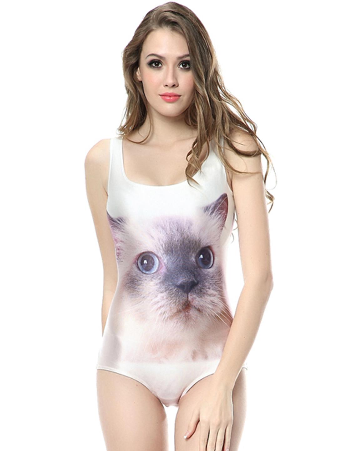 Print One Piece Swimsuit