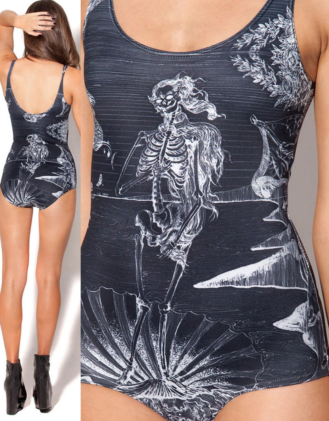 Print One Piece Swimsuit