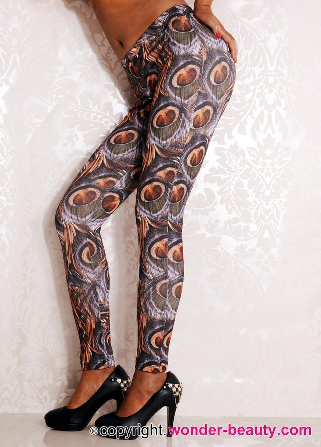 Sexy Peacock Leggings