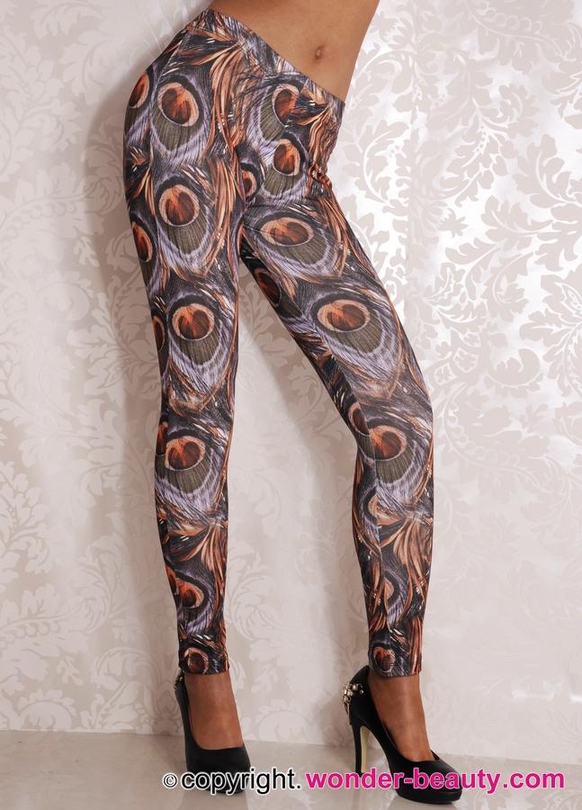 Sexy Peacock Leggings