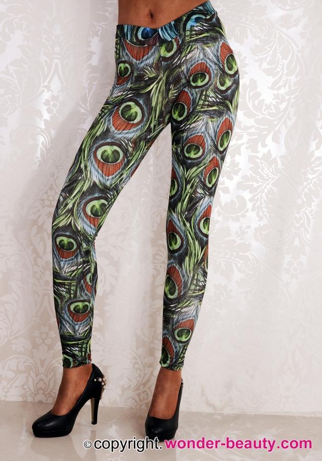 Sexy Peacock Leggings