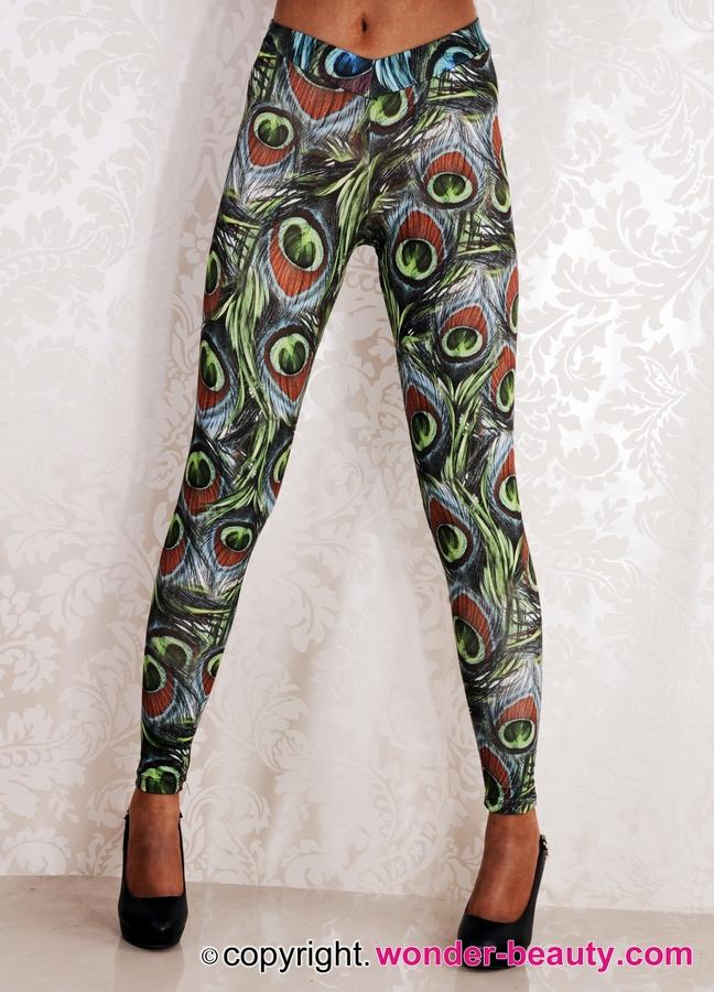 Sexy Peacock Leggings