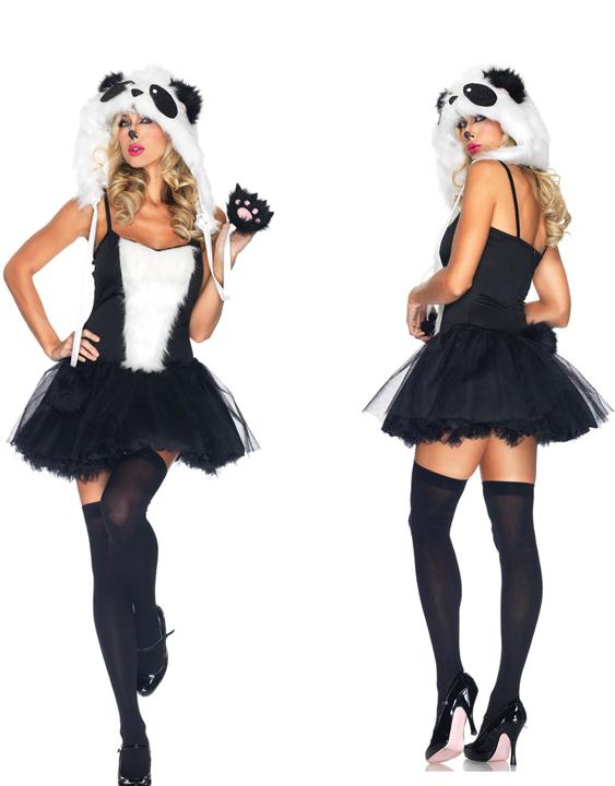 Sexy Skirt Panda Cosplay Costume