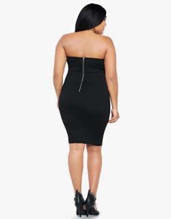 XXL-6XL Sexy Dress Vintage Strapless