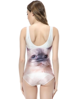 Print One Piece Swimsuit