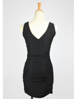 Sexy Women's Black White Dress