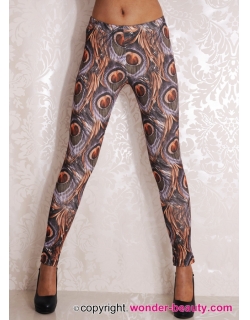 Sexy Peacock Leggings