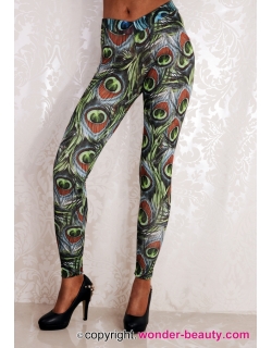 Sexy Peacock Leggings