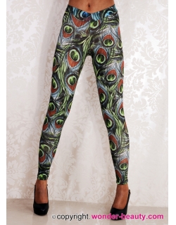 Sexy Peacock Leggings