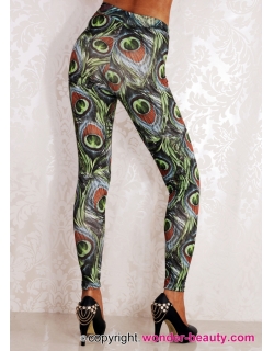 Sexy Peacock Leggings