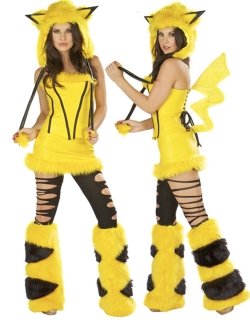 Yellow Animal Costume With Wing