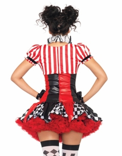 Naughty Harlequin Clown Costume