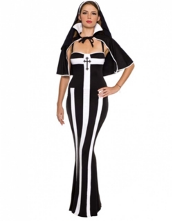 Erotic Deluxe Nun Costume