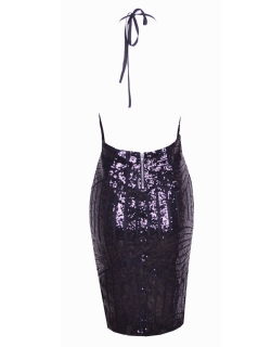  Halter Dress Black