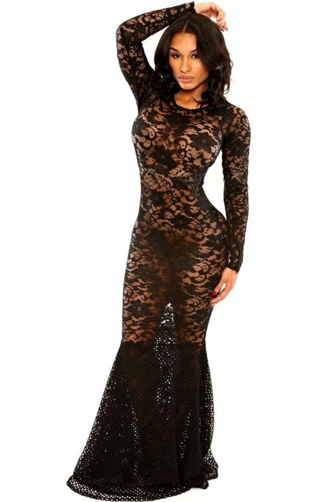 The Lace Fusions Mermaid Dress
