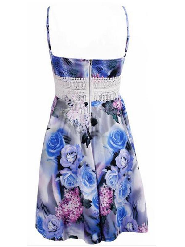 Sexy Floral Mini Dress